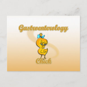 Gastroenterology Chick Postcard