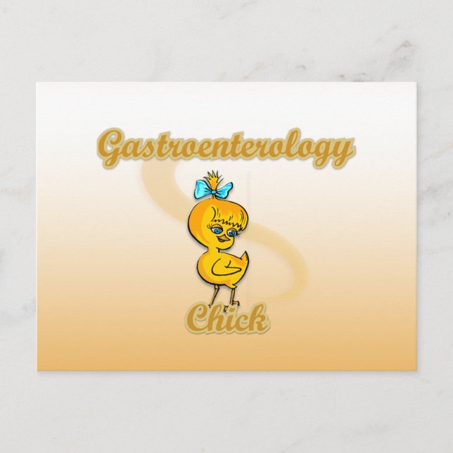 Gastroenterology Chick Postcard (Front)