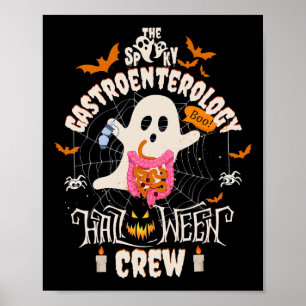 Gastroenterology Halloween Crew Endo Tech Gi Gastr Poster