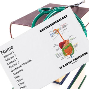 Gastroenterology Is A Gutsy Profession Business Card