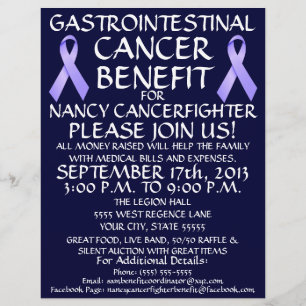 Gastrointestinal Cancer Ribbon Benefit Flyer