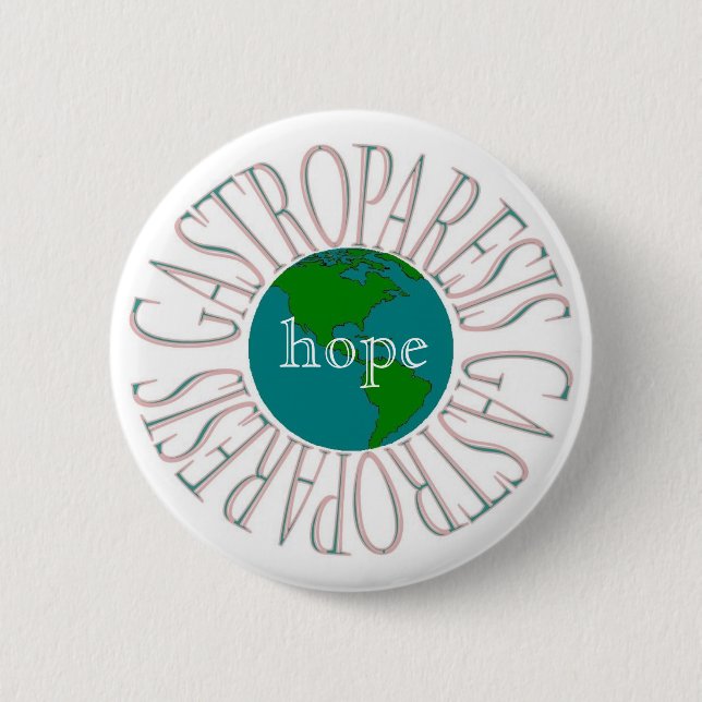 Gastroparesis Hope 6 Cm Round Badge (Front)