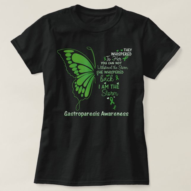 Gastroparesis I am the Storm  T-Shirt (Design Front)
