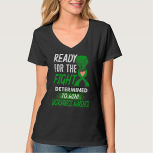 Gastroparesis Ready For The Fight Gastroparesis Aw T-Shirt