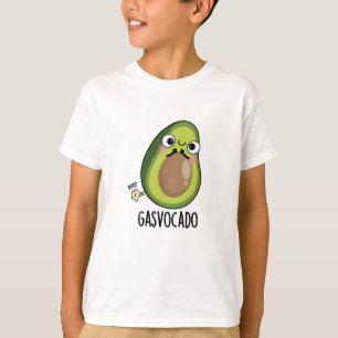 Gasvocado Funny Farting Avocado Pun  T-Shirt