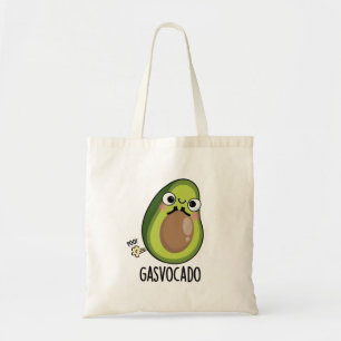Gasvocado Funny Farting Avocado Pun  Tote Bag