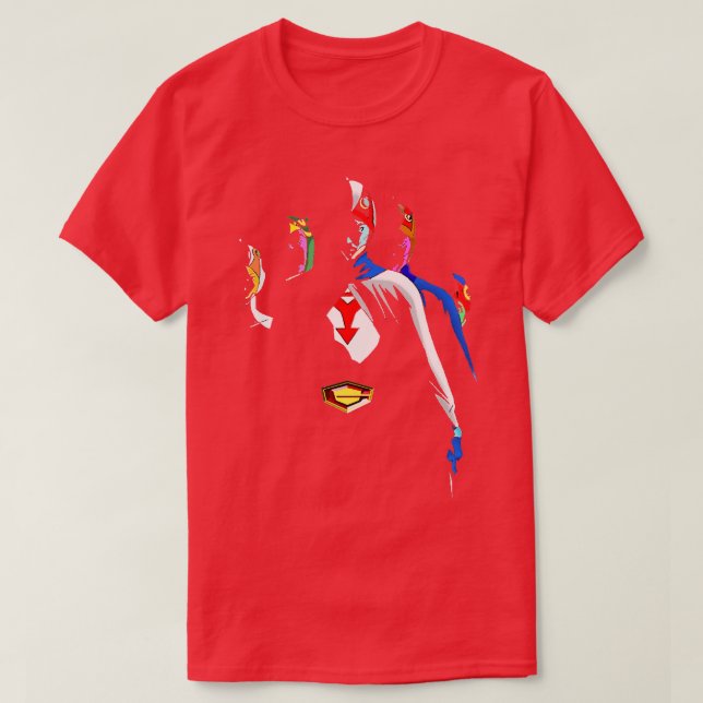 Gatchaman Team Battle of the Planets G T-Shirt (Design Front)