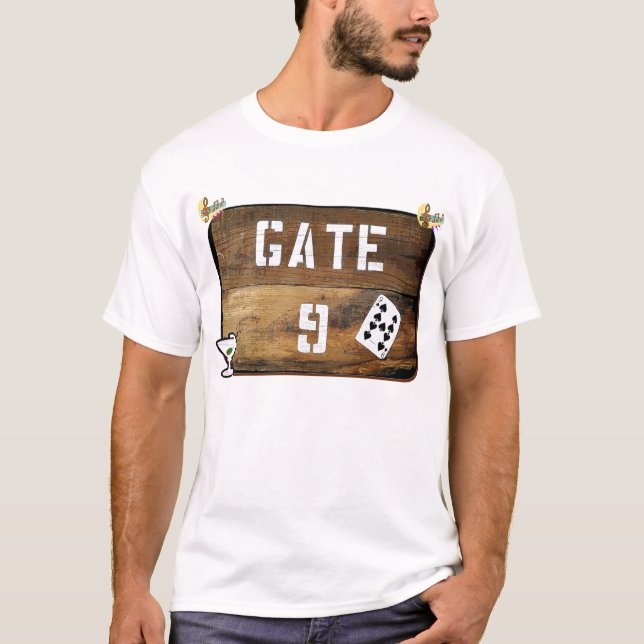 Gate9gear White T Shirt (Front)