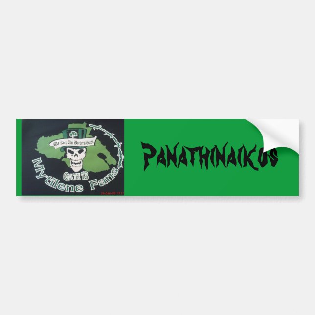 Gate 13, Panathinaikos Bumper Sticker (Front)