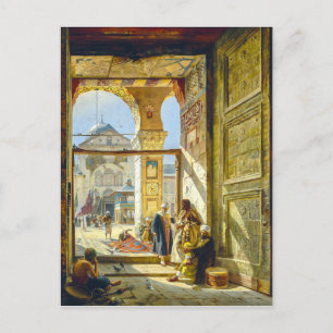 Gate Great Umayyad Mosque Damascus Bauernfeind Postcard