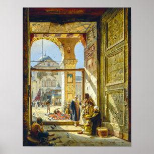 Gate Great Umayyad Mosque Damascus Bauernfeind Poster