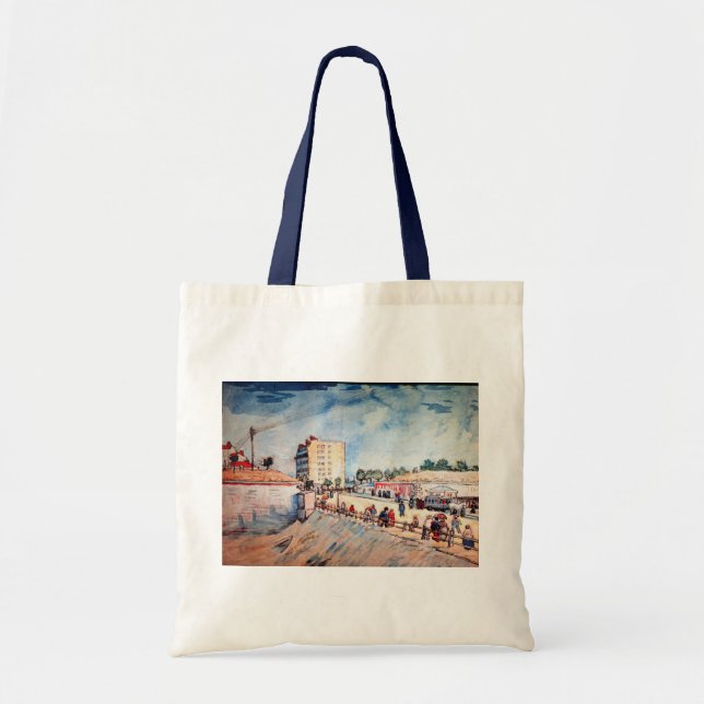 Gate in the Paris Ramparts by Vincent van Gogh Tote Bag (Front)