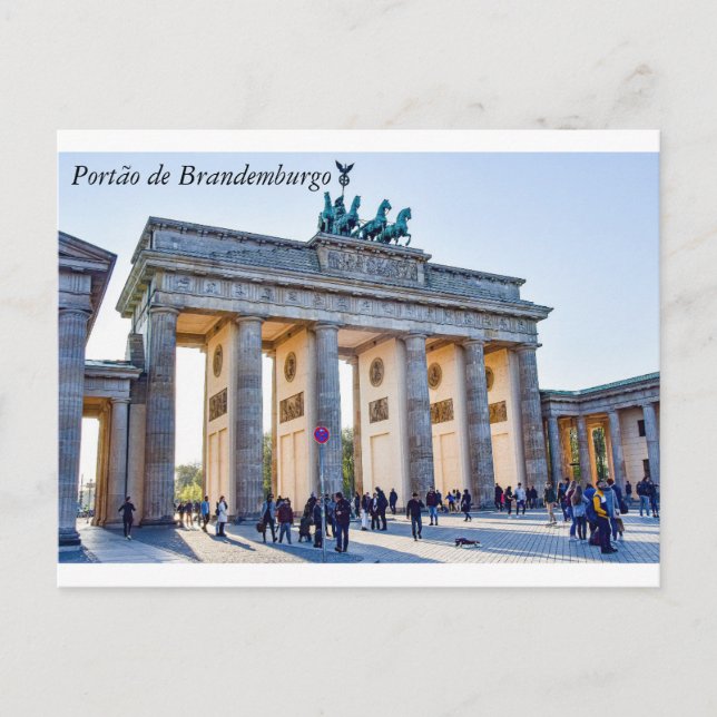 Gate of Brandenburg Postcard (Front)
