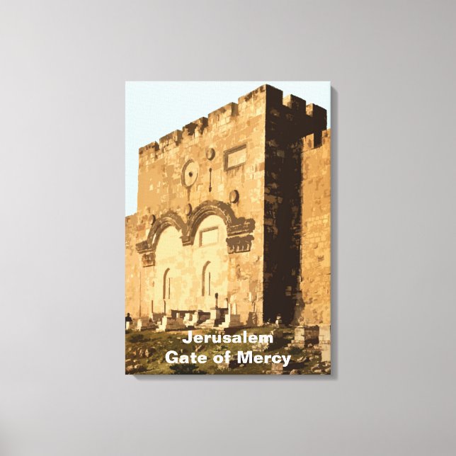 Gate of Mercy Canvas Print (Front)