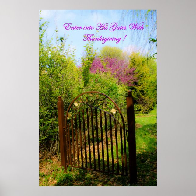 GATE OF THANKSGIVING POSTER (Front)