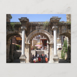 Gate of the Roman Emperor Hadrian Postcard