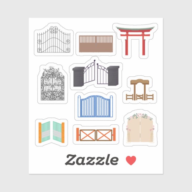 Gate Stickers (Sheet)