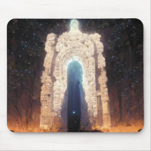 Gate To Eternity Fantasy Sci-Fi Art Mouse Pad