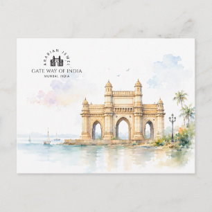 Gate Way of India   Famous Iconic Landmark Postcard