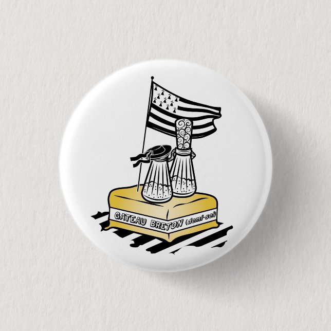 Gâteau Breton 3 Cm Round Badge (Front)