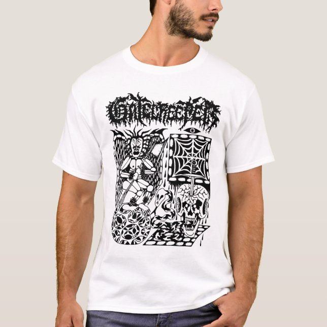 gatecreeper - Death Maze ( black) T-Shirt (Front)