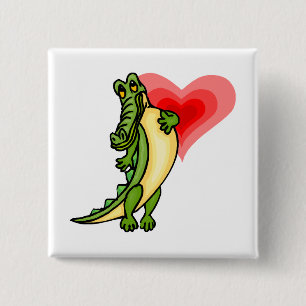 Gater Love 15 Cm Square Badge