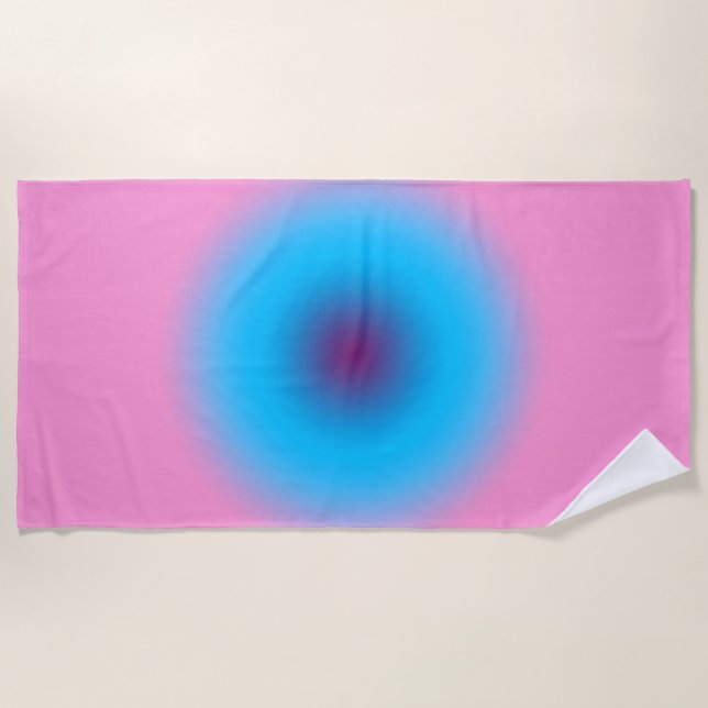 Gates Of Heaven Gradient Beach Towel (Front)