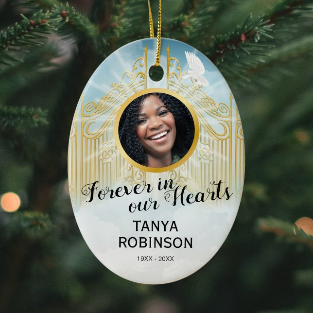 Gates of Heaven - Memorial Tribute Ceramic Tree Decoration (Creator Uploaded)