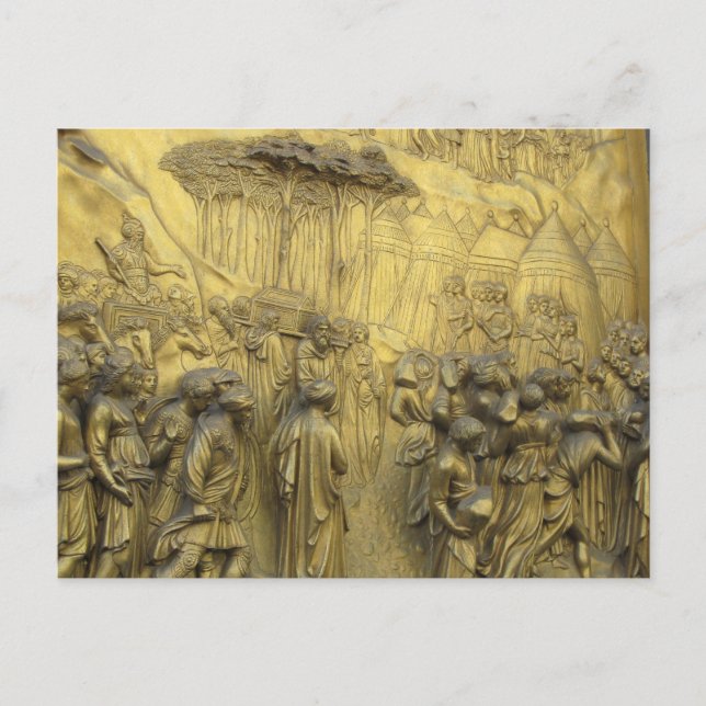 Gates of Paradise Door Panel Postcard (Front)