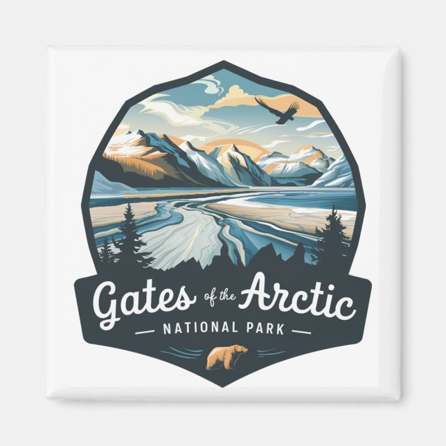 Gates Of The Arctic National Park  Magnet (Front)