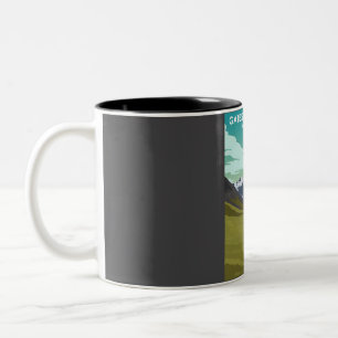 Gates of the Arctic National Park Travel Poster  Two-Tone Coffee Mug