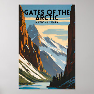 Gates of the Arctic National Park Vintage Poster