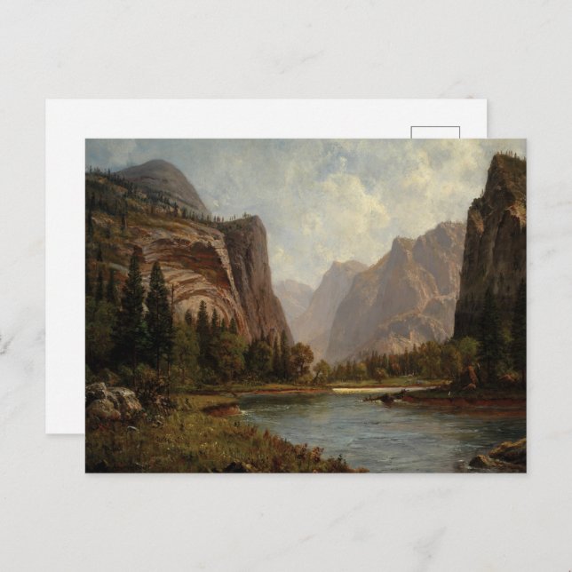 Gates of the Yosemite – Albert Bierstadt Postcard (Front/Back)