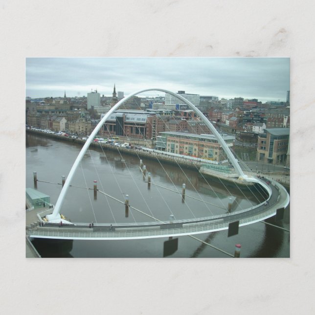 Gateshead Millennium Bridge Postcard (Front)