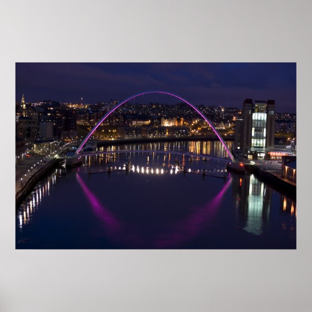 Gateshead Millennium Bridge Poster (Front)