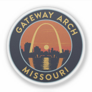 Gateway Arch Missouri Vintage Travel