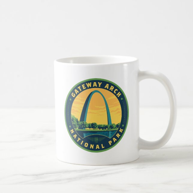 Gateway Arch National Park Coffee Mug (Right)