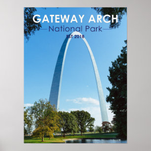 Gateway Arch National Park Missouri Poster