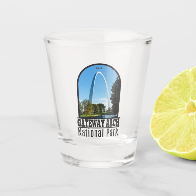 Gateway Arch National Park Missouri  Shot Glass (Front)
