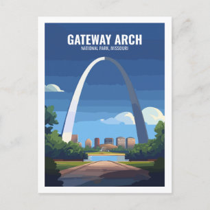 Gateway Arch National Park Missouri USA Postcard