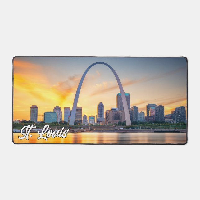 Gateway Arch National Park, St. Louis Desk Mat (Front)