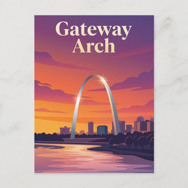 Gateway Arch Postcard (Front)