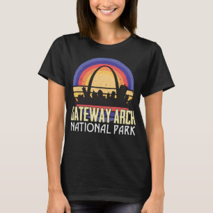 Gateway Arch Souvenir National Park Missouri St Lo T-Shirt