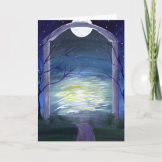 Gateway at the Edge of Forever: Fae Haven Greeting Card