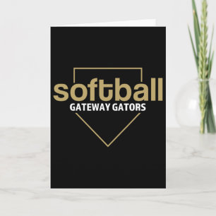 Gateway Gators Softll Home Plate Card