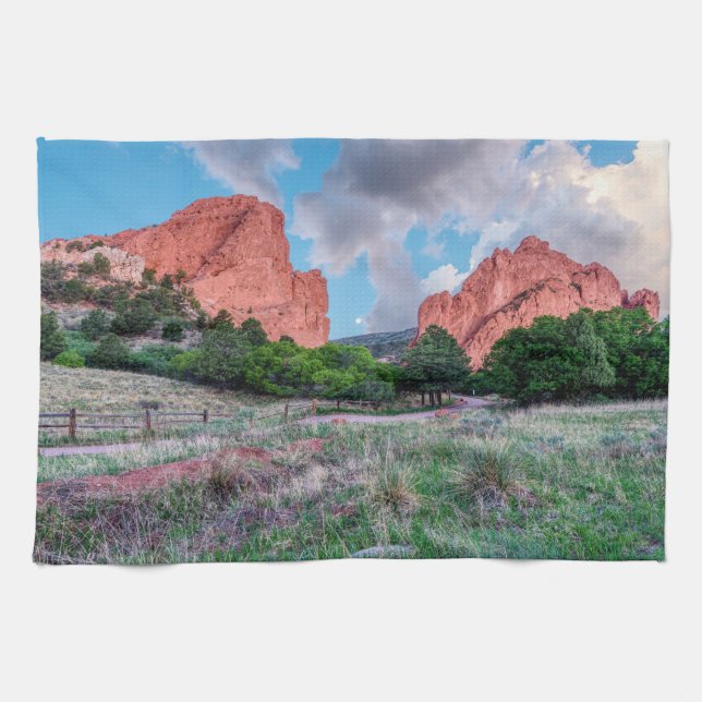 Gateway Rocks Garden Of The Gods Kitchen Towel