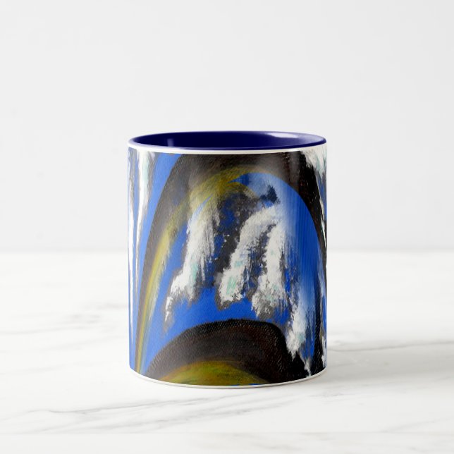Gateway to Eternity Two-Tone Coffee Mug (Center)