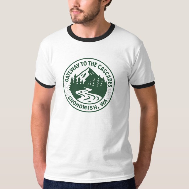 Gateway to the Cascades, Snohomish WA T-Shirt (Front)