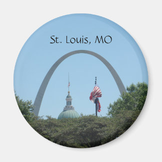 Gateway to West St. Louis Arch Magnet
