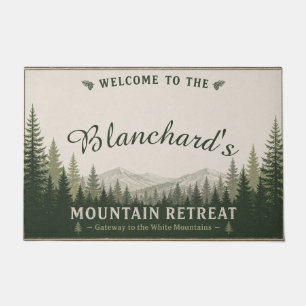 Gateway White Mountains Retreat Personalised Doormat